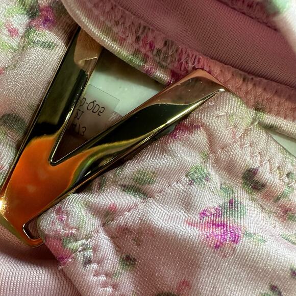 Victorias Secret Swim V- Hardware Sexy Two Piece Bikini Ditsy Floral Small - Picture 6 of 10